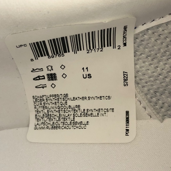 Adidas Gazelle Sneakers in Royal Blue/White sz 11 Mens US + extra laces NIB - Picture 6 of 10